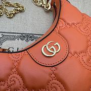 Gucci GG Matelasse Mini Bag Orange 21cm - 3