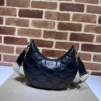 Gucci GG Matelasse Small Black Shoulder Bag 27x18x7cm