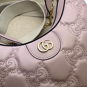 Gucci GG Matelasse Small Light Pink Shoulder Bag 27x18x7cm - 3