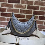 Gucci GG Matelasse Small Grey Shoulder Bag 27x18x7cm - 5