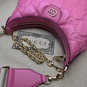 Gucci GG Matelasse Small Pink Shoulder Bag 27x18x7cm - 5