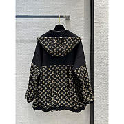 Louis Vuitton LV Monogram Jacquard Knit Jacket Black and Brown - 4