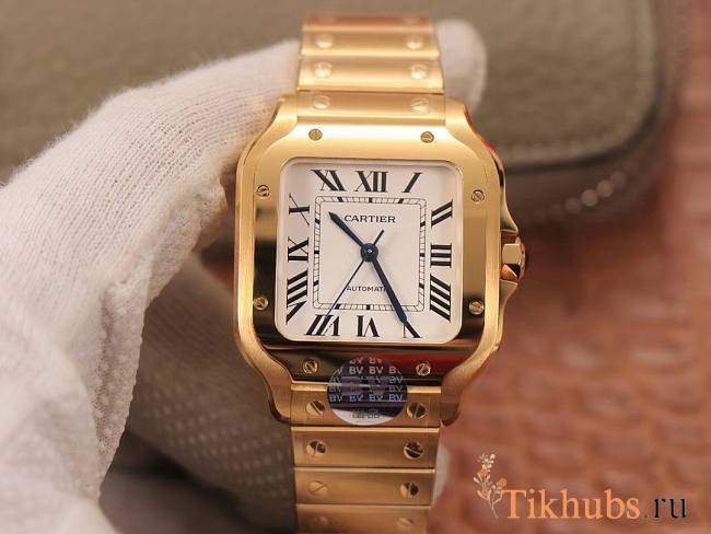 Cartier Santos De Cartier Gold Watches 35mm - 1