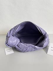 Bottega Veneta BV Jodie Bag In Purple Leather 36x21x13cm - 5