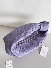 Bottega Veneta BV Jodie Bag In Purple Leather 36x21x13cm - 4