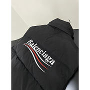 Balenciaga Political Campaign Cocoon Puffer Gilet I Black - 3