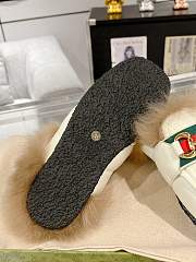 Gucci White Horsebit Slippers - 2