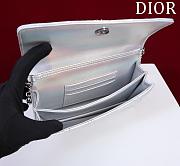 Dior Mini Miss Bag Cannage Silver 21 x 11.5 x 4.5 cm - 3