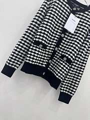 Chanel Black White Cardigan - 5