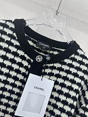 Chanel Black White Cardigan - 3