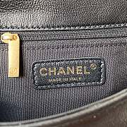 Chanel 22A Flap Bag Black Gold 16x23.5x6.5cm - 4