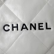 Chanel 22 Handbag White Gold Black 35x37x7cm - 2