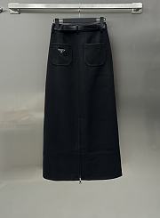 Prada Black Long Skirt - 2