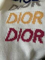 Dior Sweater White Cashmere Intarsia - 5