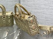 Dior Lady D-joy Bag Small Gold 22cm - 6