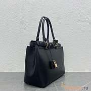 Celine Conti Bag Natural Calfskin Black 36.5x26x15cm - 3