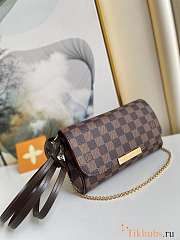 Louis Vuitton LV Small Favorite Damier 24x14x4cm - 4