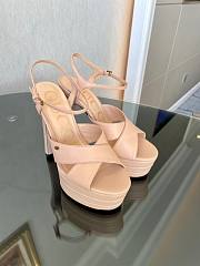 Gucci Ankle-Strap Platform Sandals Pink 13.5cm - 3