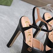 Gucci Ankle-Strap Platform Sandals Black 13.5cm - 4