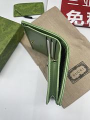 Gucci GG Marmont Card Case Wallet Green 11x8.5x3cm - 3