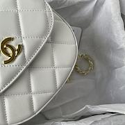 Chanel Bag White Gold Bag 16x12x6cm - 4