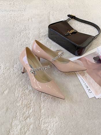 Jimmy Choo Bing Pump 65 Ballet Pink Patent Leather Pumps