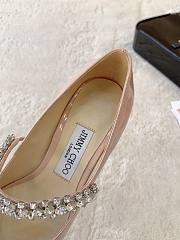 Jimmy Choo Bing Pump 65 Ballet Pink Patent Leather Pumps - 3