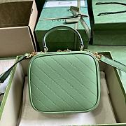 Gucci Blondie Top Handle Bag Green 17x15x9cm - 5