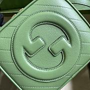 Gucci Blondie Top Handle Bag Green 17x15x9cm - 4