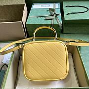 Gucci Blondie Top Handle Bag Yellow 17x15x9cm - 4