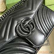 Gucci Marmont Black 443497 Black Hardware Size 26 x 15 x 7 cm - 2