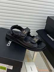 Chanel Black DAD Sandals - 3