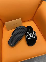 Louis Vuitton LV Paseo Flat Comfort Mule Slides Black - 5