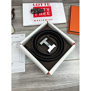 Hermes Constance Belt Buckle & Reversible Leather Black 3.8cm - 4