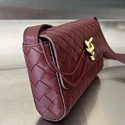 Bottega Veneta Mini Andiamo Cross-Body Bag Red Wine 21.5x13.5x4.5cm - 3