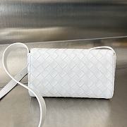 Bottega Veneta Mini Andiamo Cross-Body Bag White 21.5x13.5x4.5cm - 4