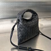 Bottega Veneta Mini Hop Black Bag 25.5x14.5x11cm - 5