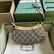 Gucci Ophidia Mini Bag Beige Gold 19x10x3cm - 2