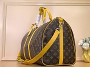 Louis Vuitton LV Keepall Bandoulière 50 Monogram Macassar Yellow 50 x 29 x 23 cm - 5