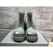 Balenciaga Combat Boots Green - 3