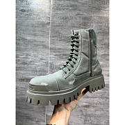 Balenciaga Combat Boots Green - 2