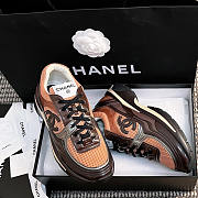 Chanel CC Sneakers Brown - 4