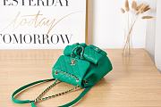 Chanel 23P Backpack Duma Green 21x20x12cm - 3