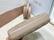 Dior Lady D-joy Bag Beige Gold 22x13x4cm - 6