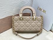 Dior Lady D-joy Bag Beige Gold 22x13x4cm - 3