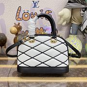 Louis Vuitton LV Alma BB Black White 23.5 x 17.5 x 11.5 cm - 3