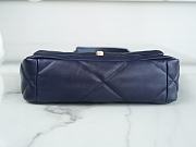 Chanel 19 Flap Bag Navy Blue Gold 26cm - 4