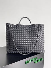 Bottega Veneta Large Andiamo Bag Black 42x35x18cm - 3