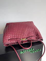 Bottega Veneta Large Andiamo Bag Red 42x35x18cm - 5