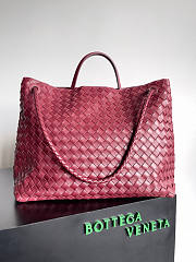 Bottega Veneta Large Andiamo Bag Red 42x35x18cm - 2